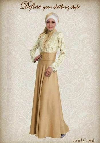 Model baju muslim kebaya kombinasi brokat modern Model baju muslim kebaya kombinasi brokat modern