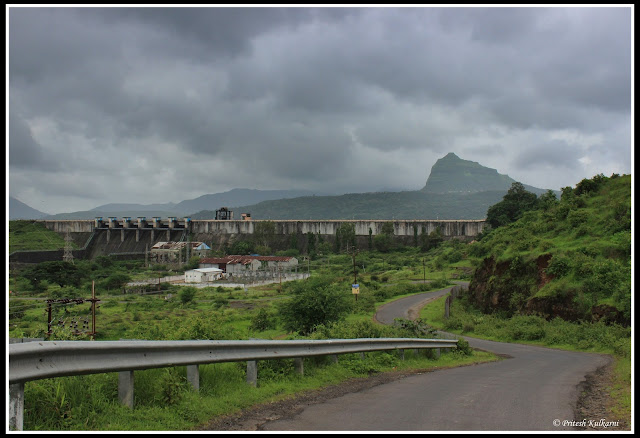 Tung fort at Pavana Dam wall Tung fort at Pavana Dam wall