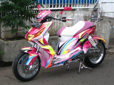 modifikasi motor honda beat