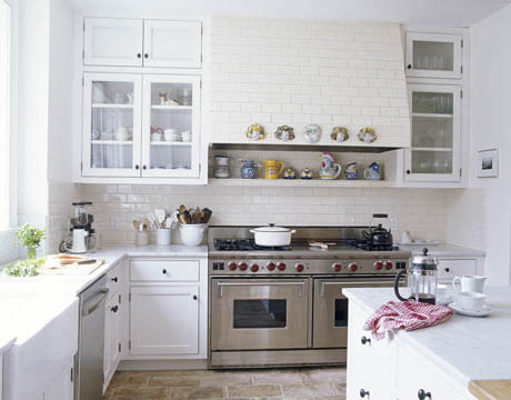 basic white kitchen
