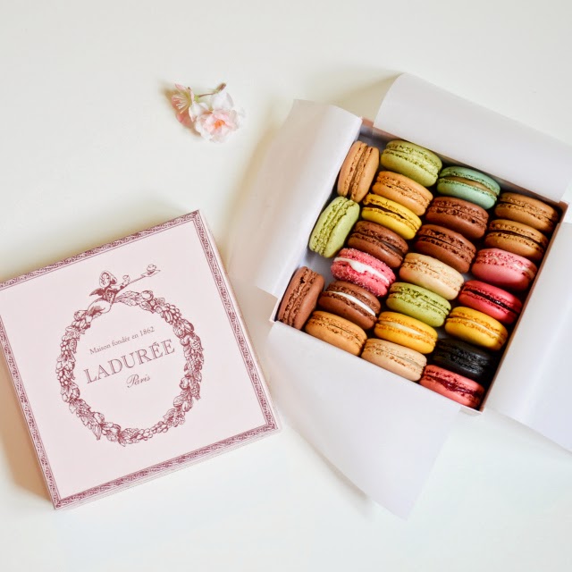 Laduree Macarons from Paris Maison Laduree at Champ Elysees Laduree Macarons from Paris Maison Laduree at Champ Elysees