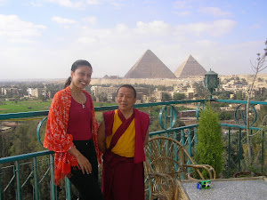 Guruwafaa Ji with Lama Tenzin From Mangolia In Egypt