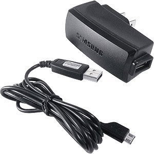 Samsung Travel Wall Charger (Detachable With Micro-USB Data Cable) for Cell Phones with Micro-USB Connector