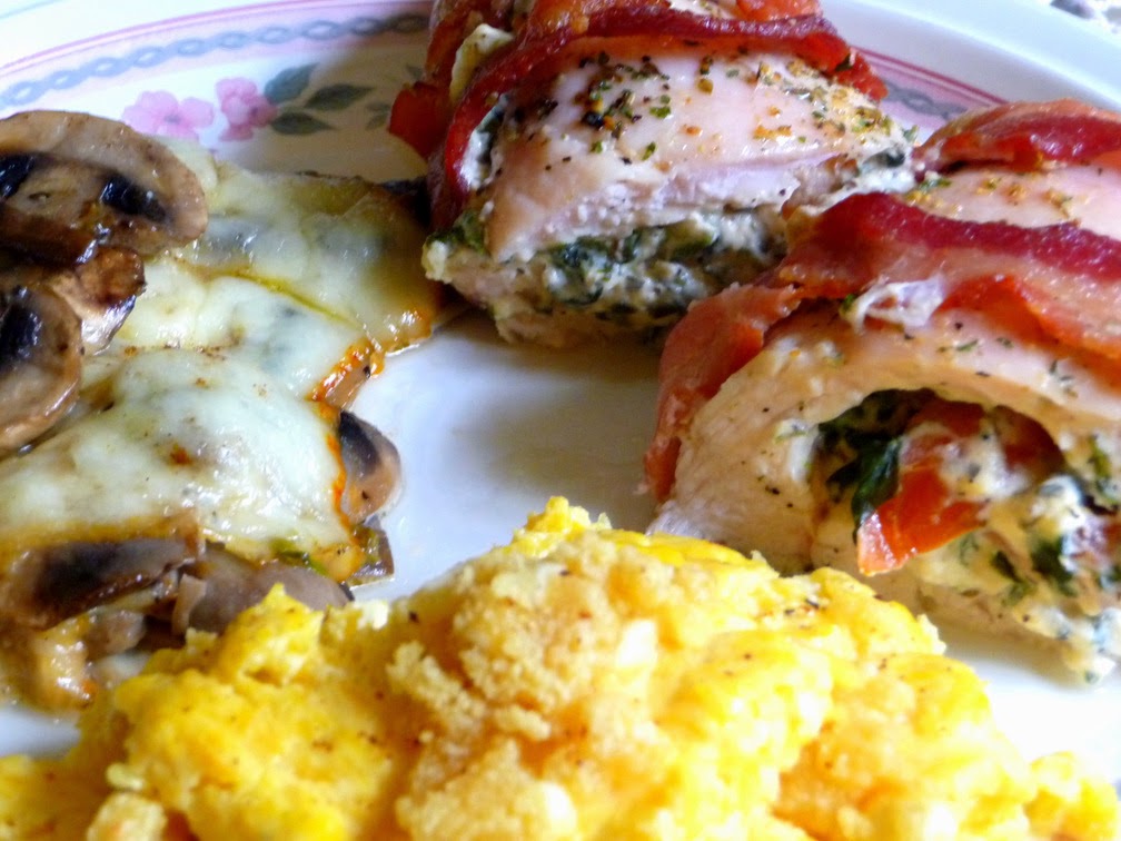 SPLENDID LOWCARBING BY JENNIFER ELOFF BACONWRAPPED CHICKEN WITH