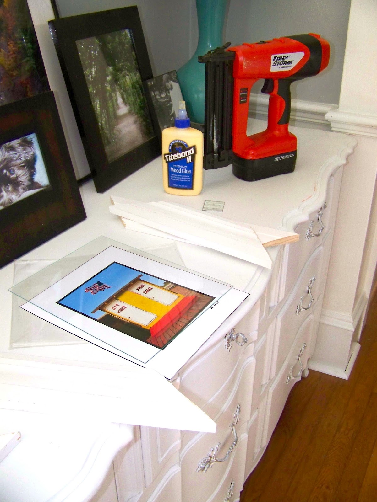 CK and Nate header Bathroom Door Art and DIY Frame