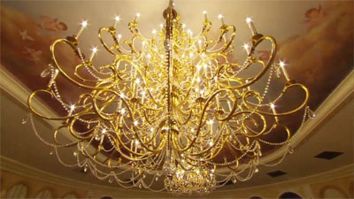 Be Our Guest Chandelier