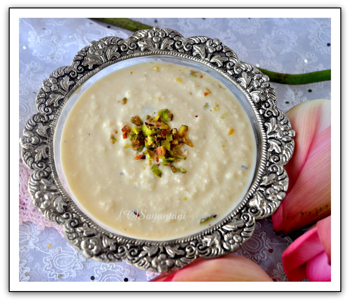 Chana’r Payes (Bengali Style Cottage Cheese and Milk Pudding) A