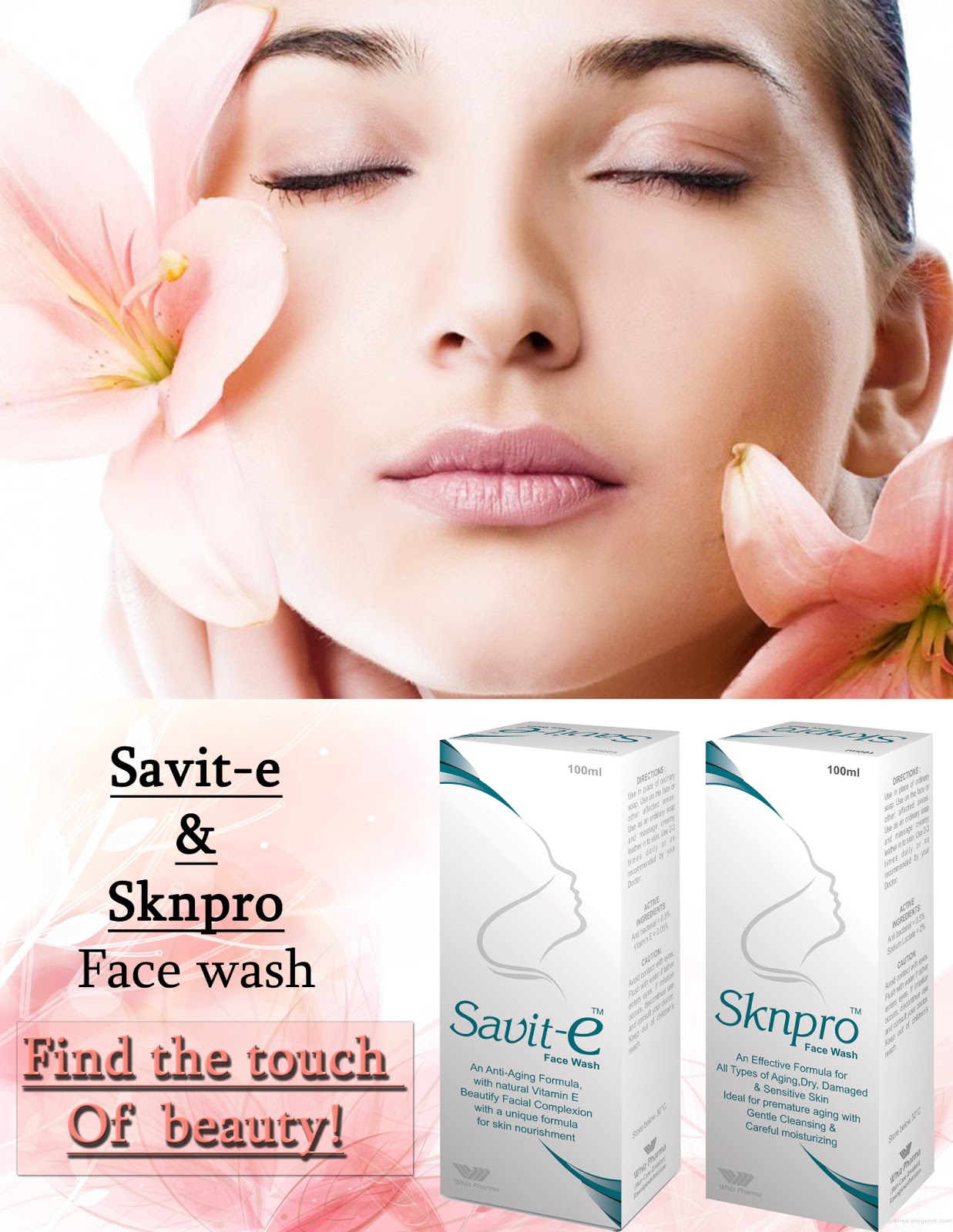 Beauty Products Sknpro & SaVitE (Face Wash for AGING & DRY SKIN)
