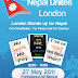 London Stands up for Nepal: Nepal Unites – London