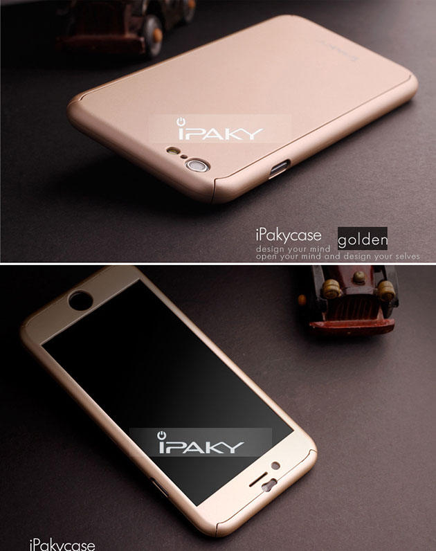 เคส iPhone 6 / 6S ปกป้อง 360 องศา รหัสสินค้า 130034 สี ทอง
