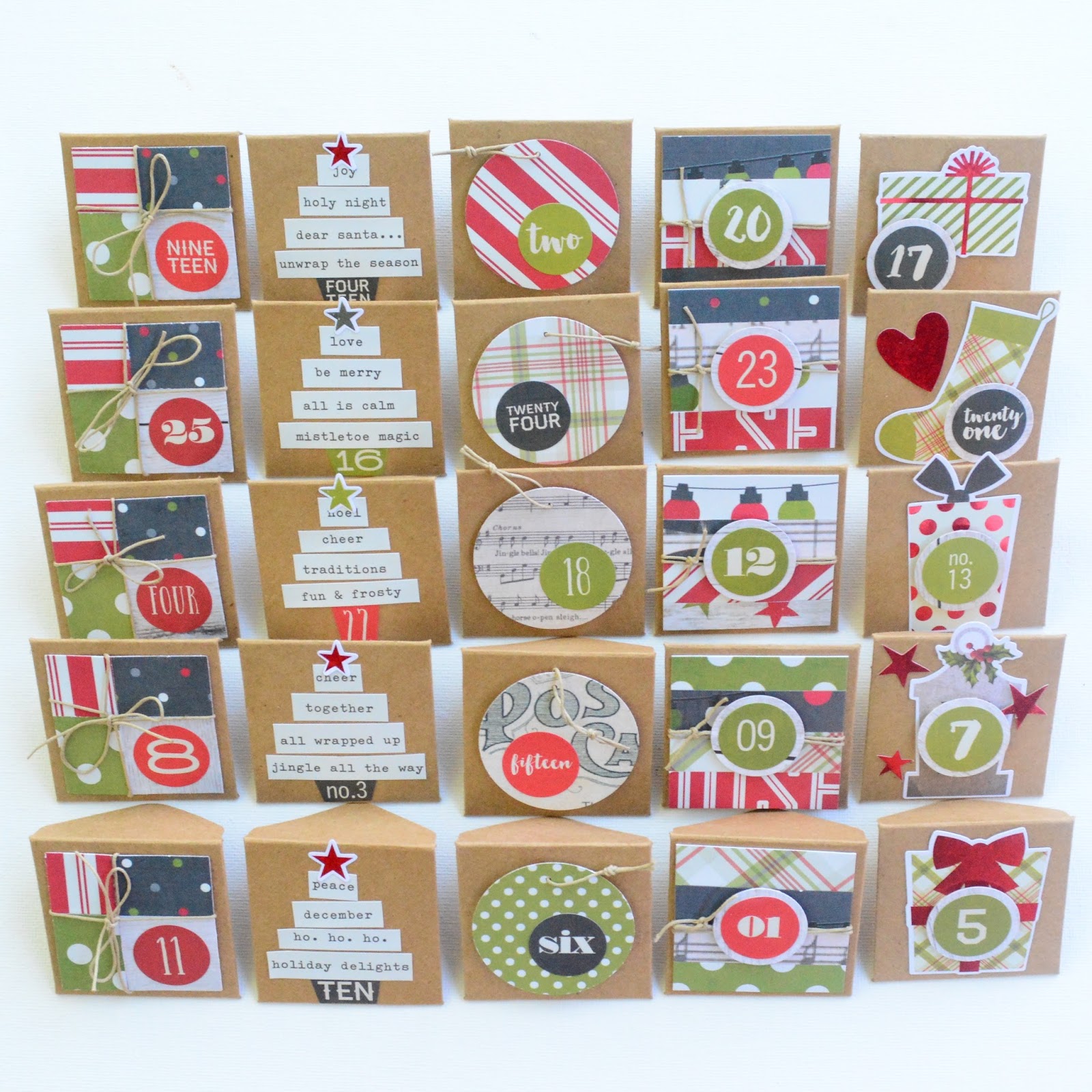 Sassy Scrapper Advent calendar with Kat
