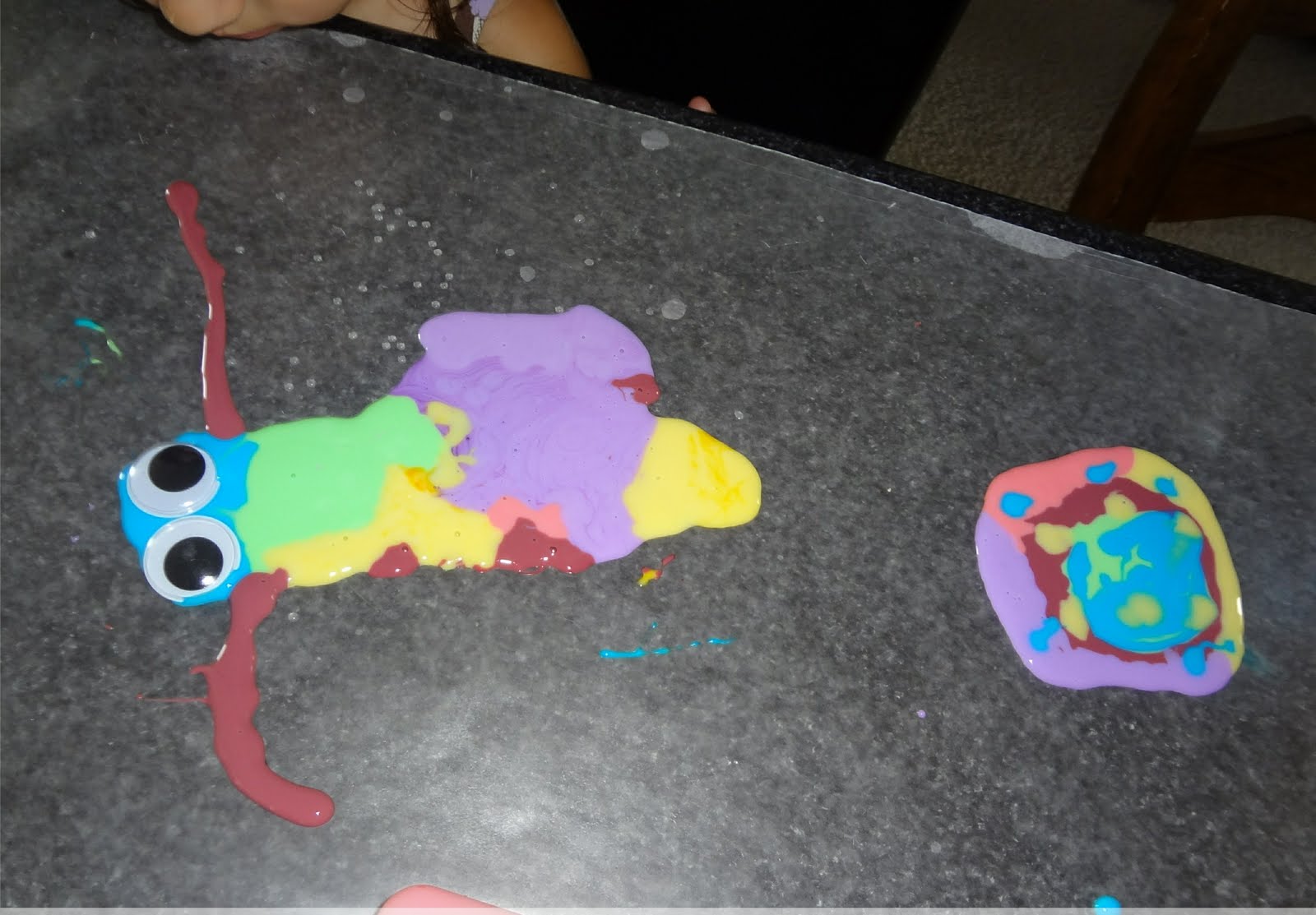 Time for Play Colored Glue Suncatchers