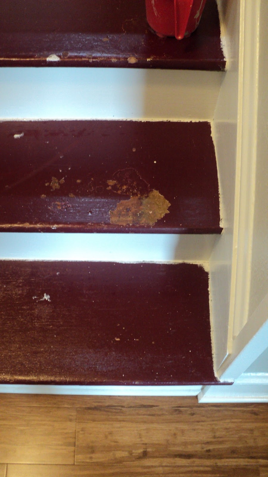 painting stairs