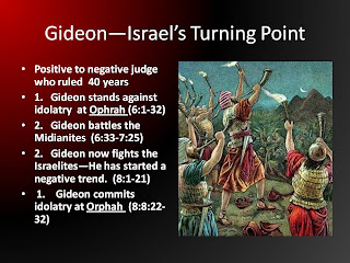 Gideon--Israel's turning point Chiastic pattern of Gideon