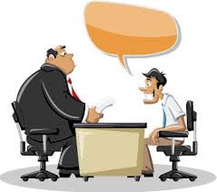 conversando com o chefe