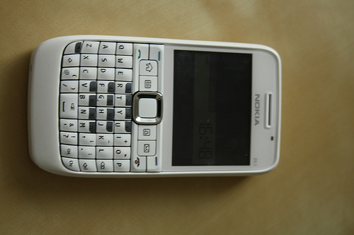 White Nokia E63
