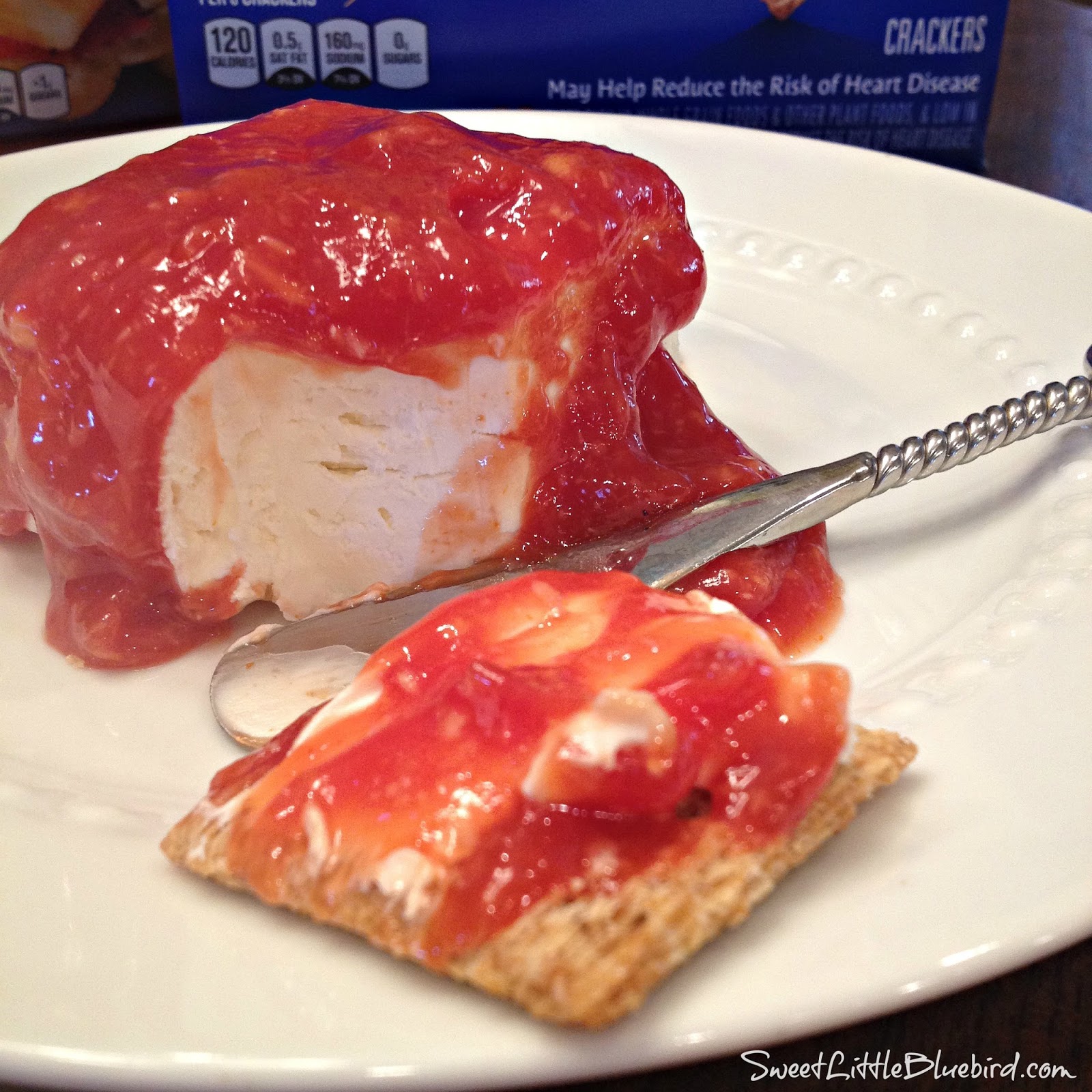 Cream Cheese and Cocktail Sauce Spread Old School Appetizer Sweet