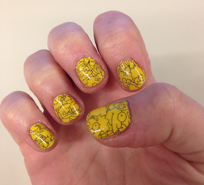 M.A.C Cosmetics, MAC Cosmetics, M.A.C The Simpsons Collection, M.A.C The Simpsons Nail Stickers, The Simpsons, nail art, nail polish, nail stickers, press-on nails, nail polish, nail lacquer, nail varnish, manicure