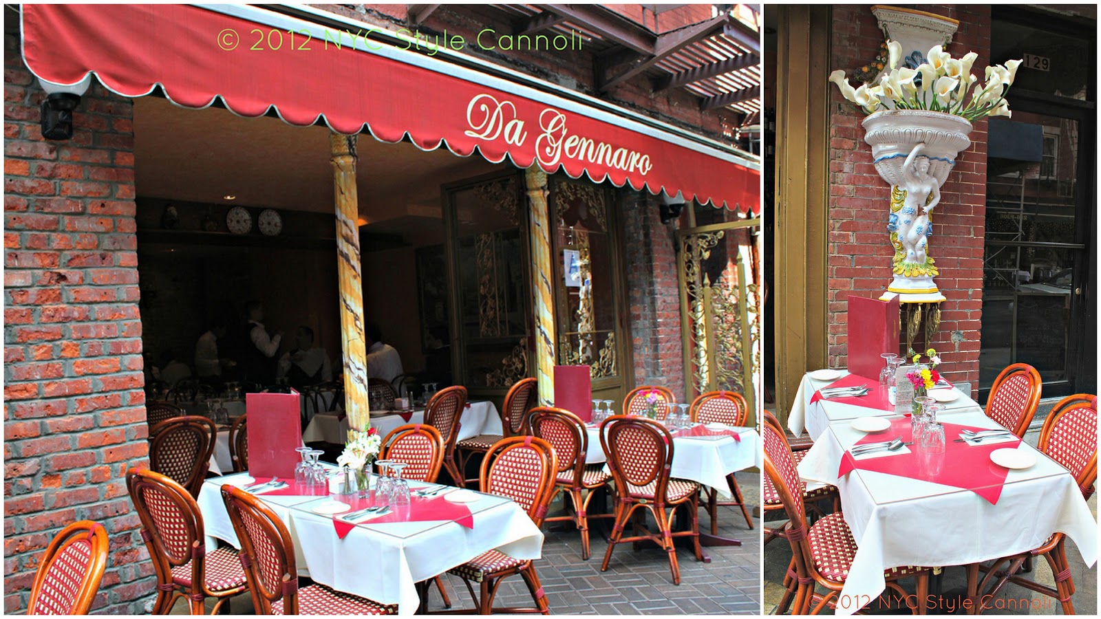 Photo Gallery Thursday "Da Gennaro" NYC, Style & a little Cannoli