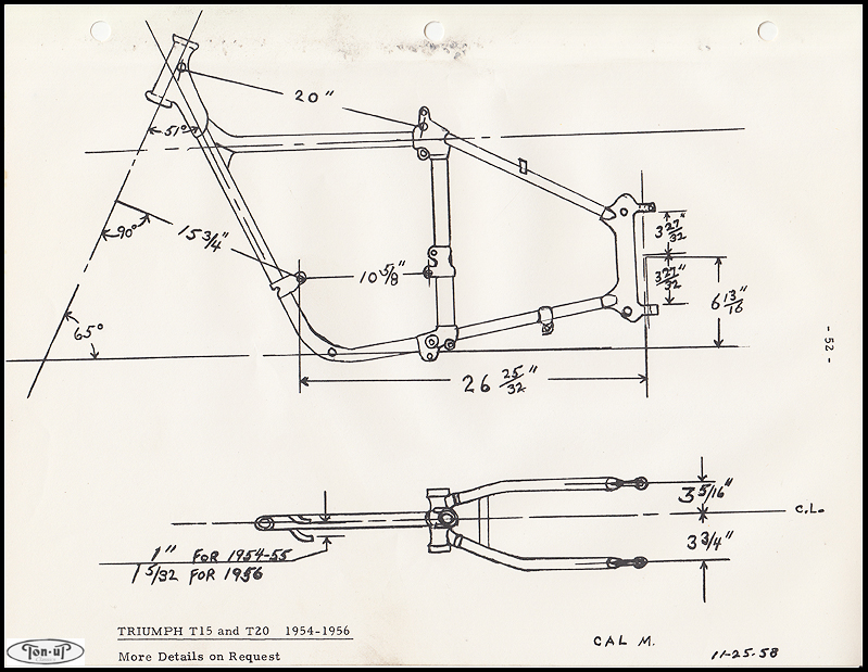 ton up classics Triumph Pre Unit Twin, Tiger Cub and Ariel Motorcycle