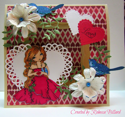 Ching Chou Kuik Love, Botanical Medallions & Banners, Prairie Chic, Heirloom, Labels One, Classic Scallop Hearts, Lace Hearts, Jasper Leaves, Handmade card, Card Making Ideas, Tent Fold Card, Fancy Fold Card.