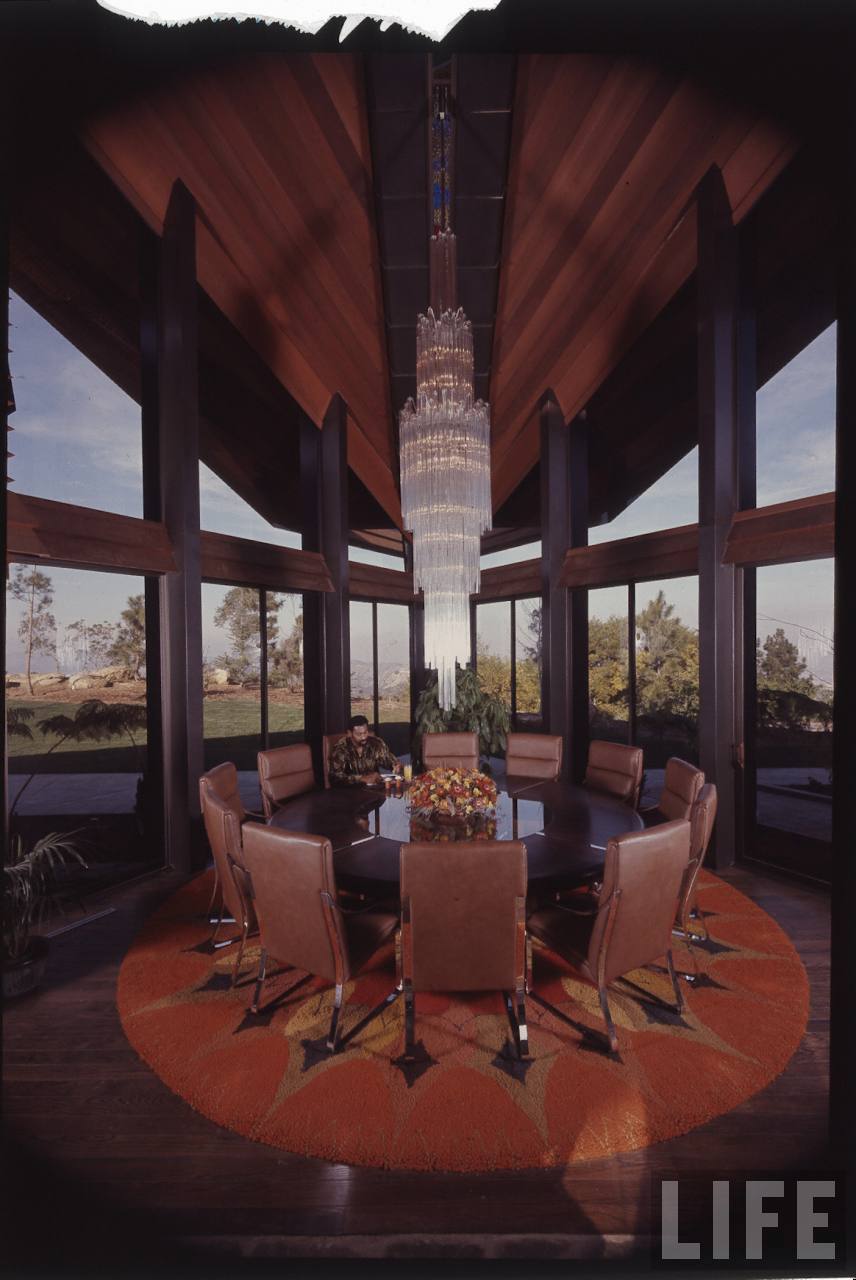 Inside Wilt Chamberlain's Bungalow, 1972 ~ vintage everyday