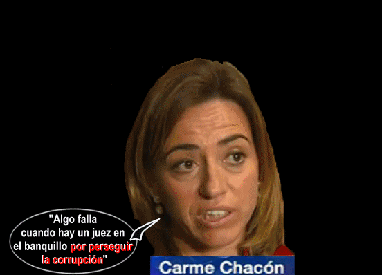 Dice la Chacón que Garzón está procesado por perseguir la corrupción. ¿Después de este análisis, puede el PSC seguir manteniéndola de candidata a SG, o lo que es lo mismo, a presidir España?
