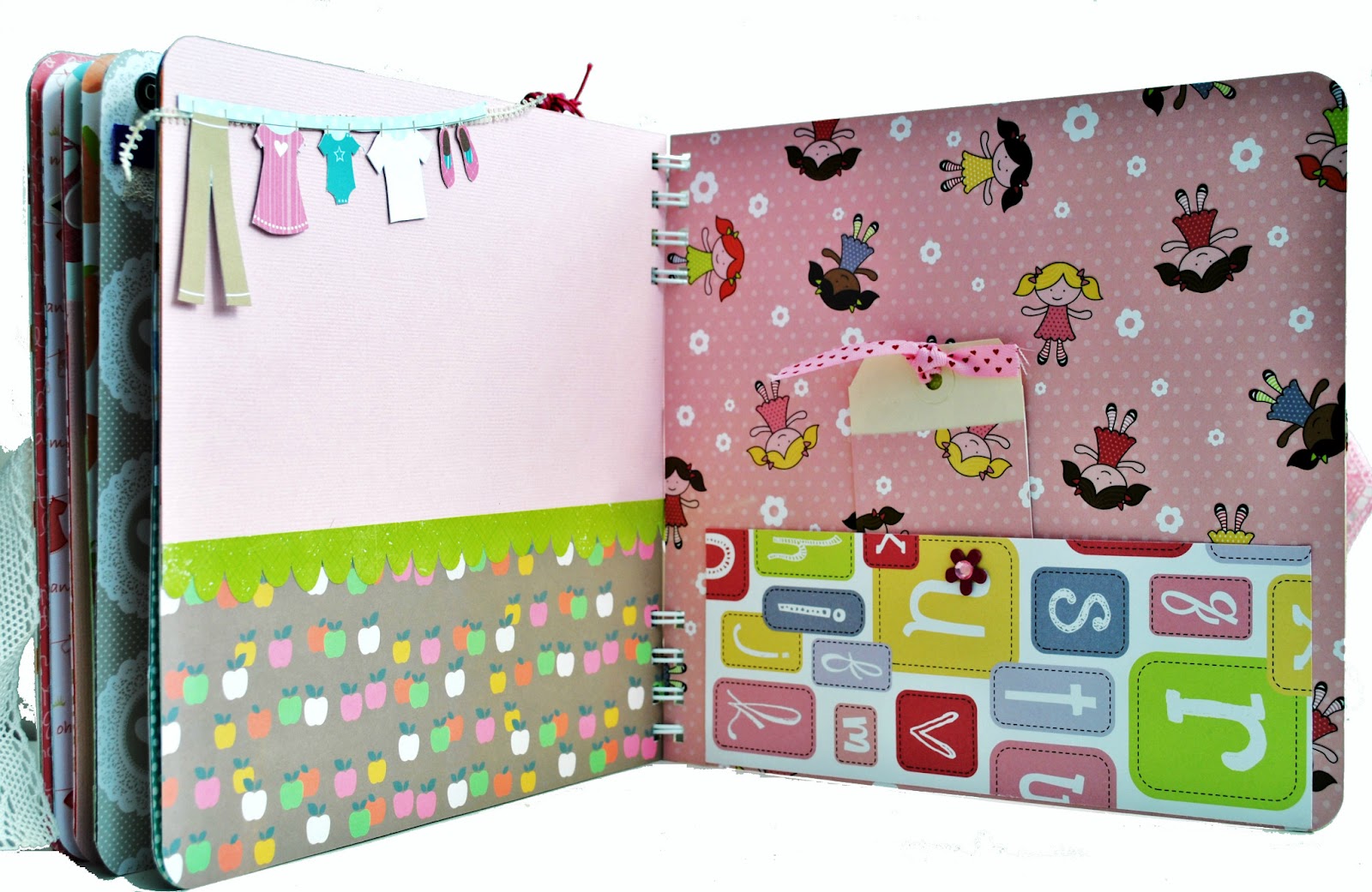 Catalina Lunares Scrapbooking Álbum de fotos infantil scrapbooking
