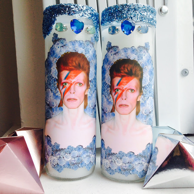 David Bowie prayer candles