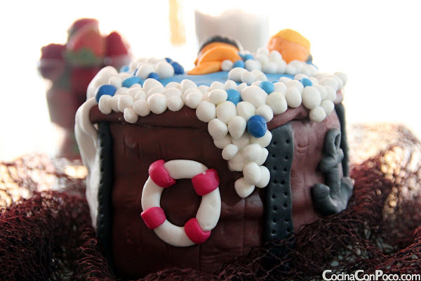 Fondant tarta jacuzzi Fondant tarta jacuzzi
