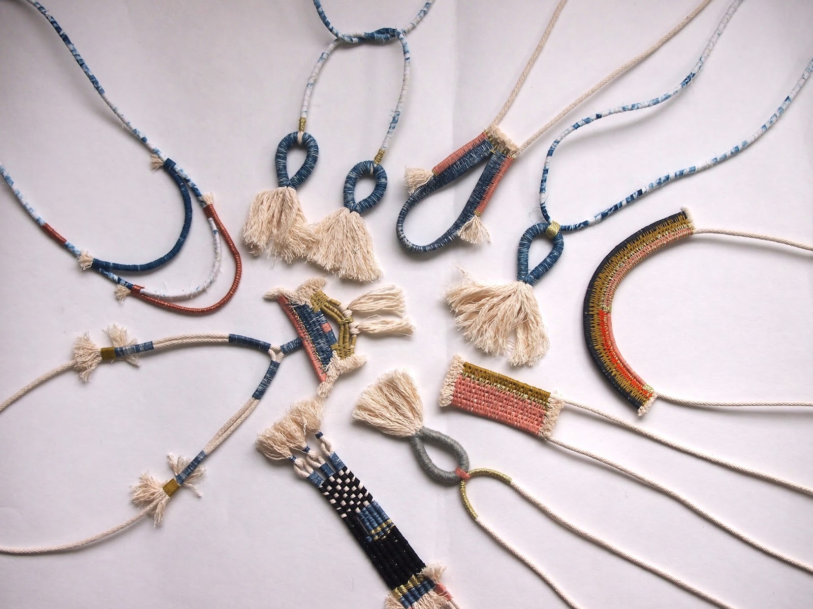 ouch flower Woven Rope Jewellery Collection.