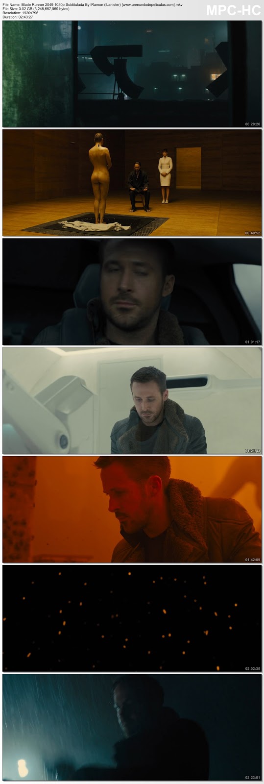 Capturas de la película.