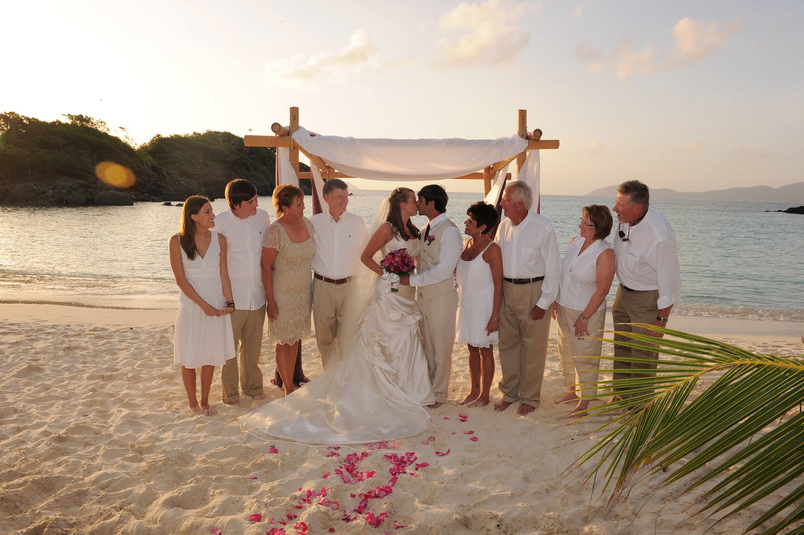 Our wedding in the Virgin Islands June 11, 2011 Sunset Wedding on