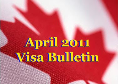 April 2011 Visa Bulletin is