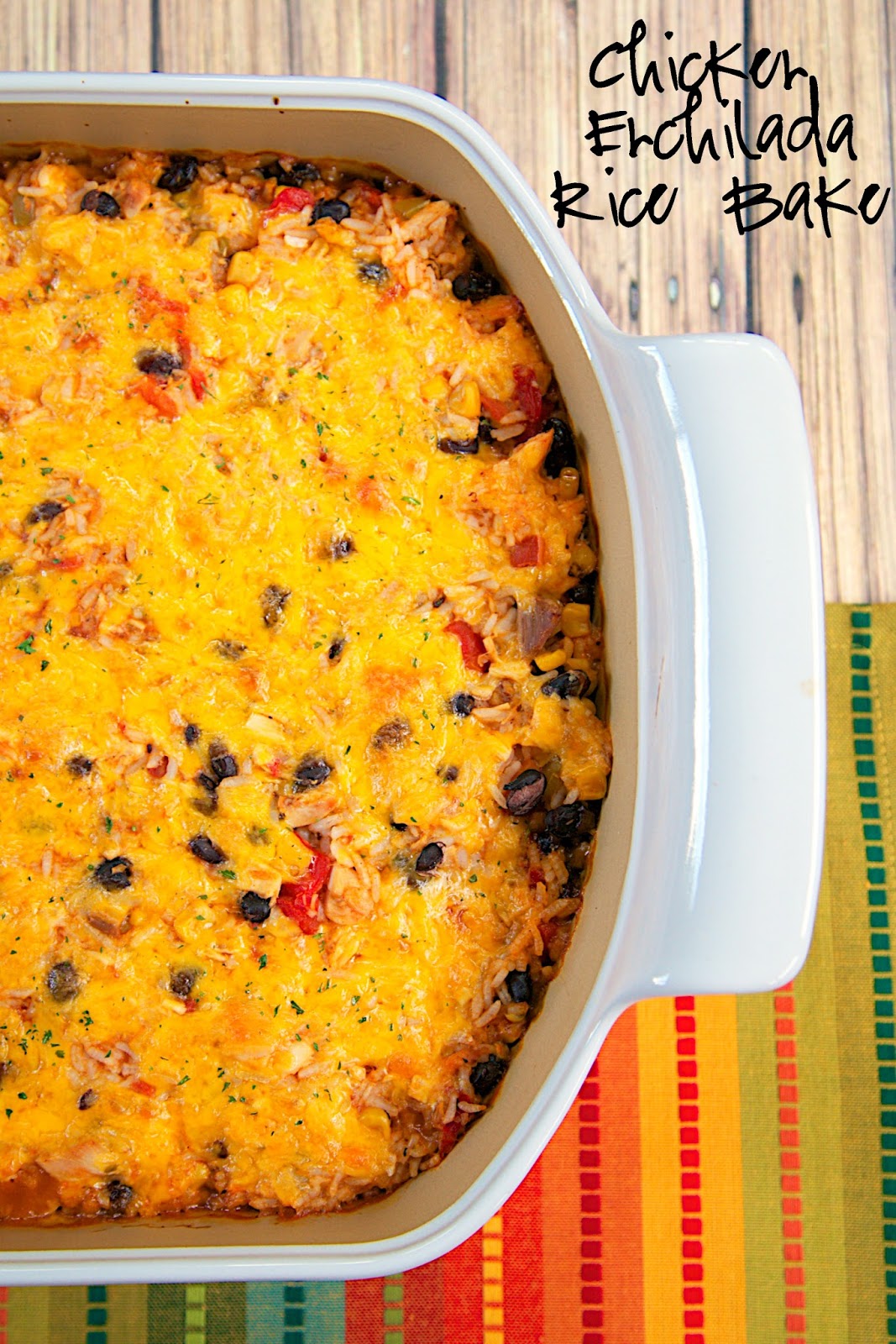 Chicken Enchilada Rice Bake Plain Chicken