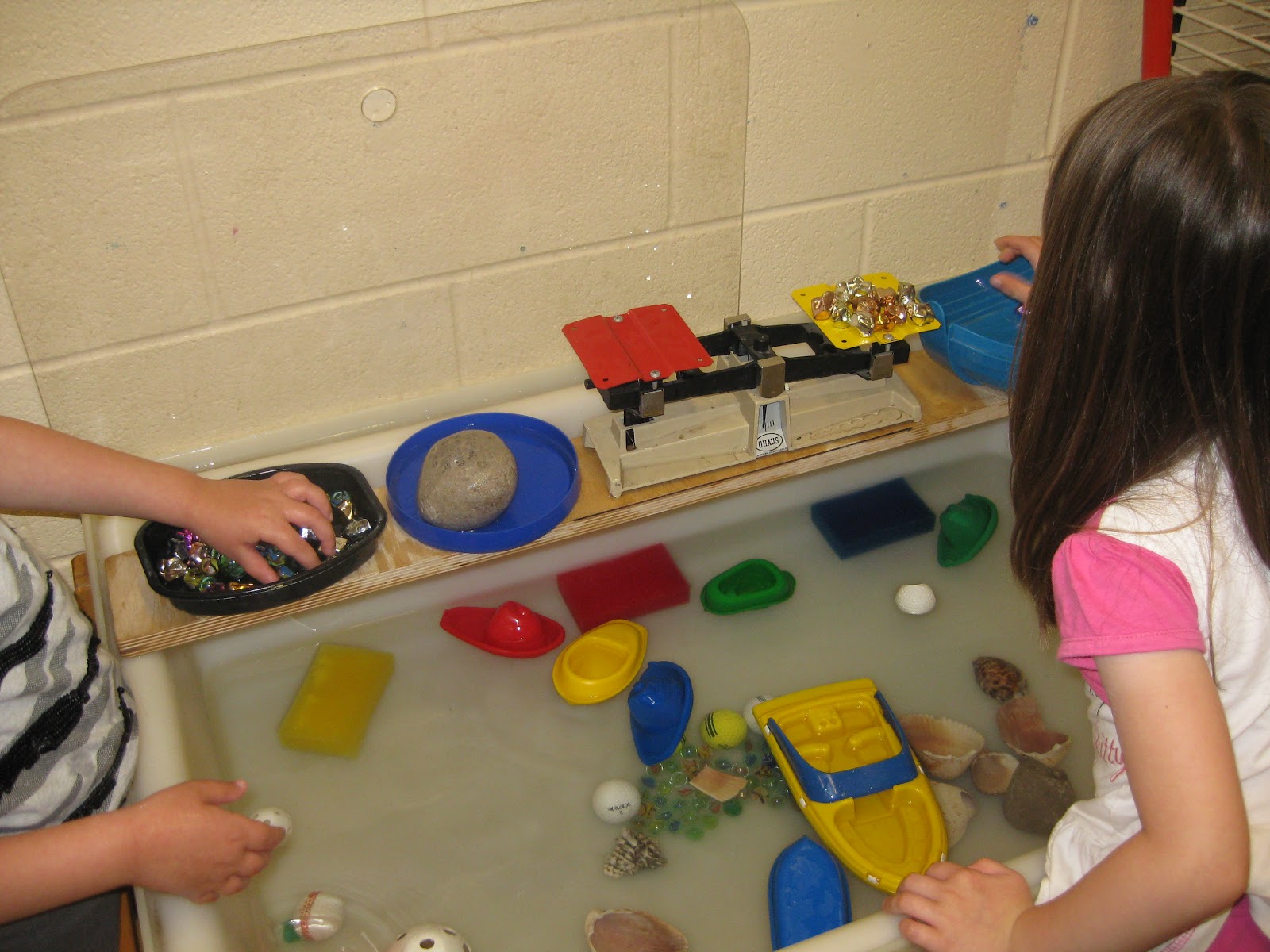 Mrs. Shepley and Mrs. Hawkins Balance Scales in the Classroom!!