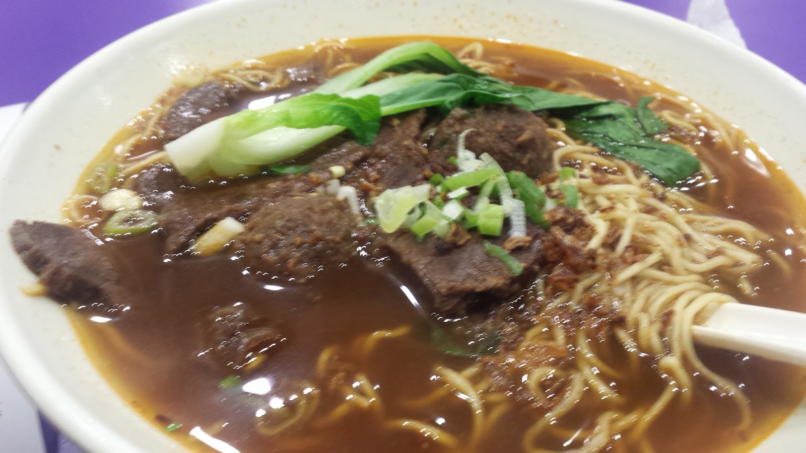 Mr Ube's Korean Beef Stew noodles.