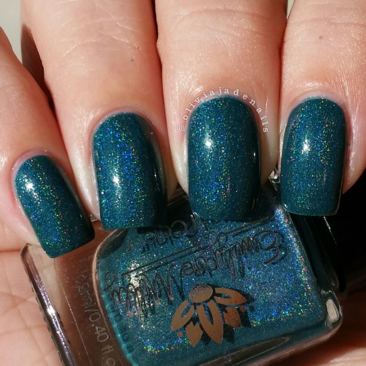 Emily de Molly Forever And Ever swatched by Olivia Jade Nails