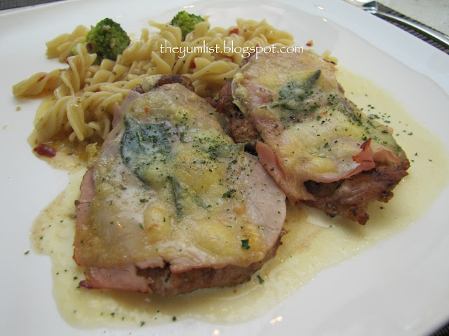 Pork Valdostana Spasso Milano, Pavilion, Italian, restaurant, antipasto, set lunch, pasta, pizza, pork, non halal