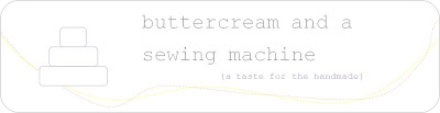 Buttercream and a Sewing Machine