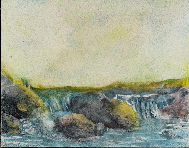 Watercolor on Claybord Claybord Watercolor LifeImitatesDoodles