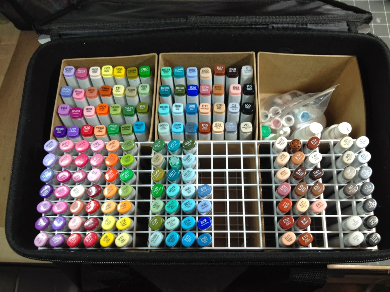 Jen Lowe Designs My copic marker storage