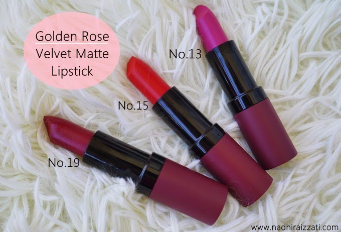 Nadhira izzati malaysian beauty blogger: golden rose cosmetics (review).