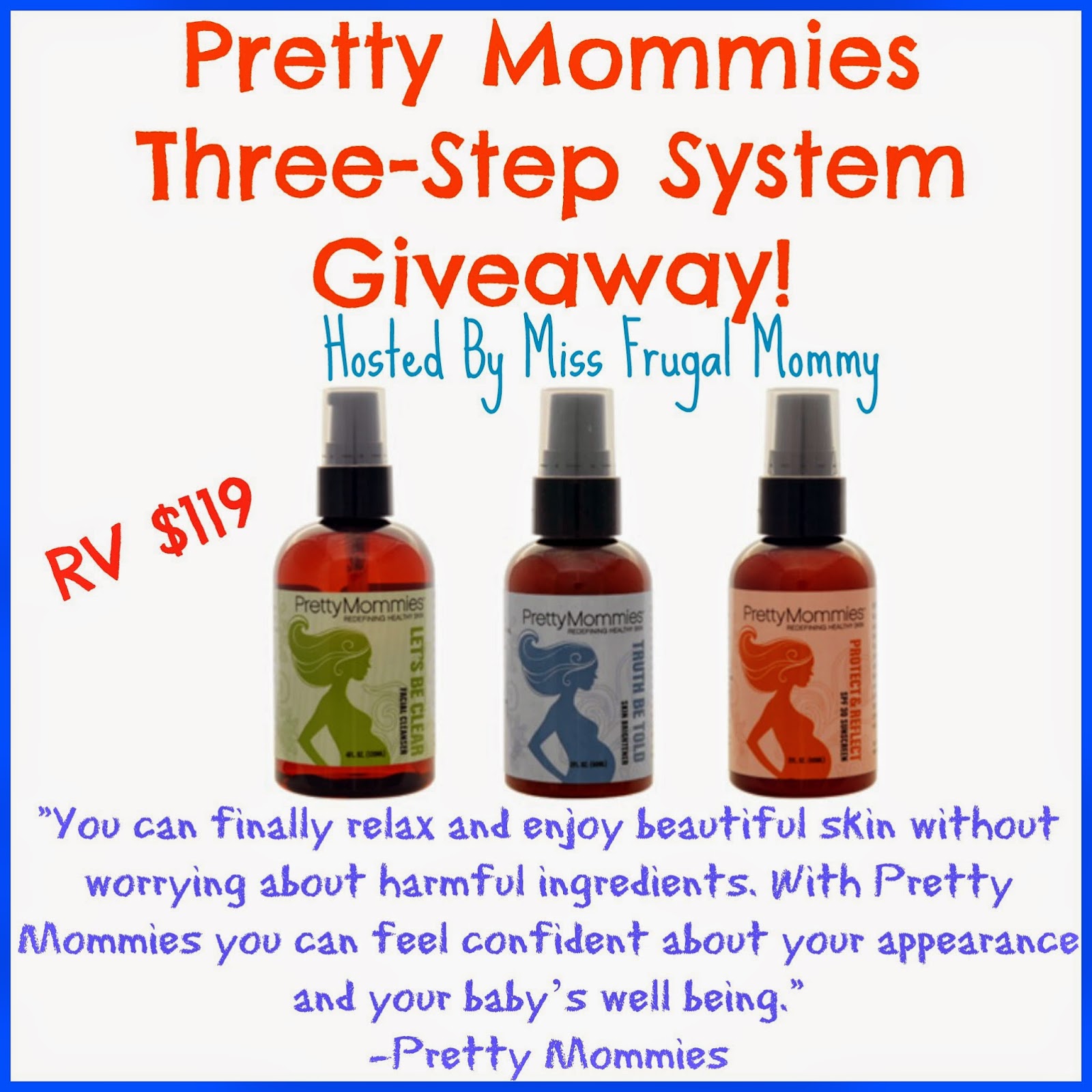 Pretty Mommies Skincare Three-Step System Giveaway Pretty Mommies Skincare Three-Step System Giveaway