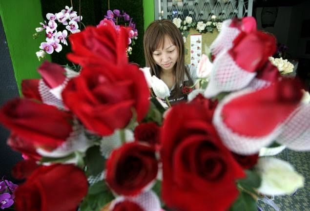 Valentine's Day Flowers film in Malaysia Valentine's Day Flowers film in Malaysia