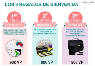 oferta de bienvenida oriflame