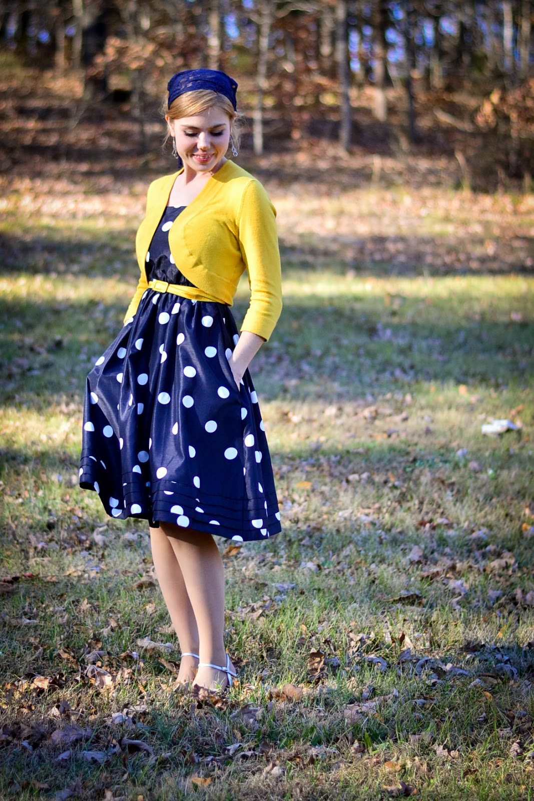 navy blue dress for church