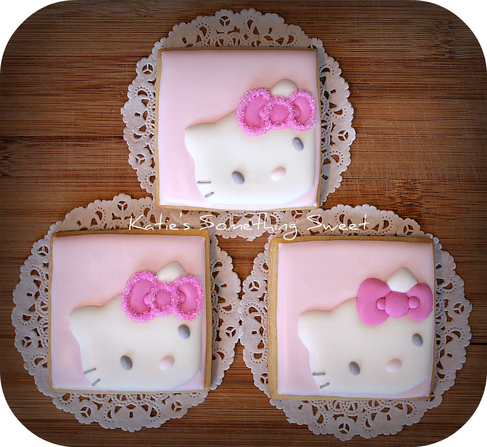 {Katie's Something Sweet} Hello Kitty Cookies