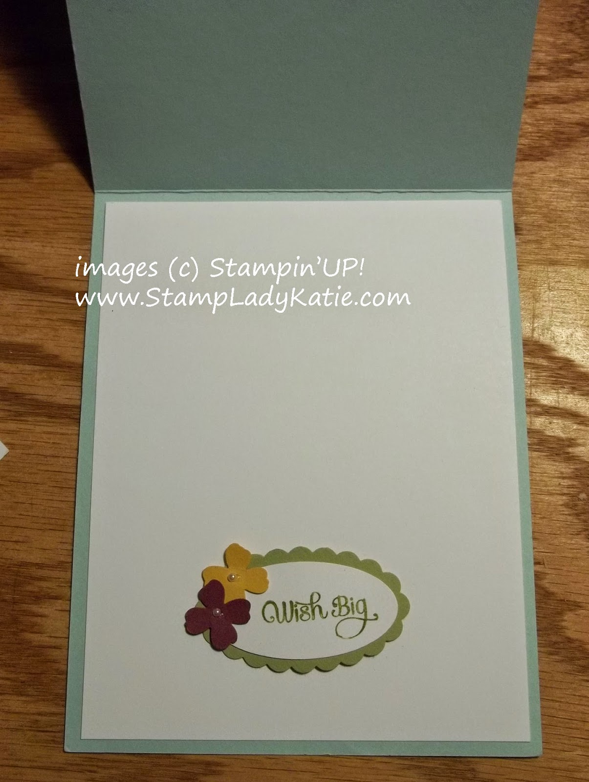 Easel Card made with Stampin'UP!'s Work of Art stamp set