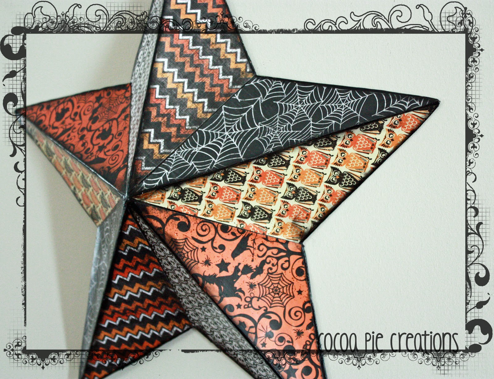 Cocoa Pie Halloween Barn Star